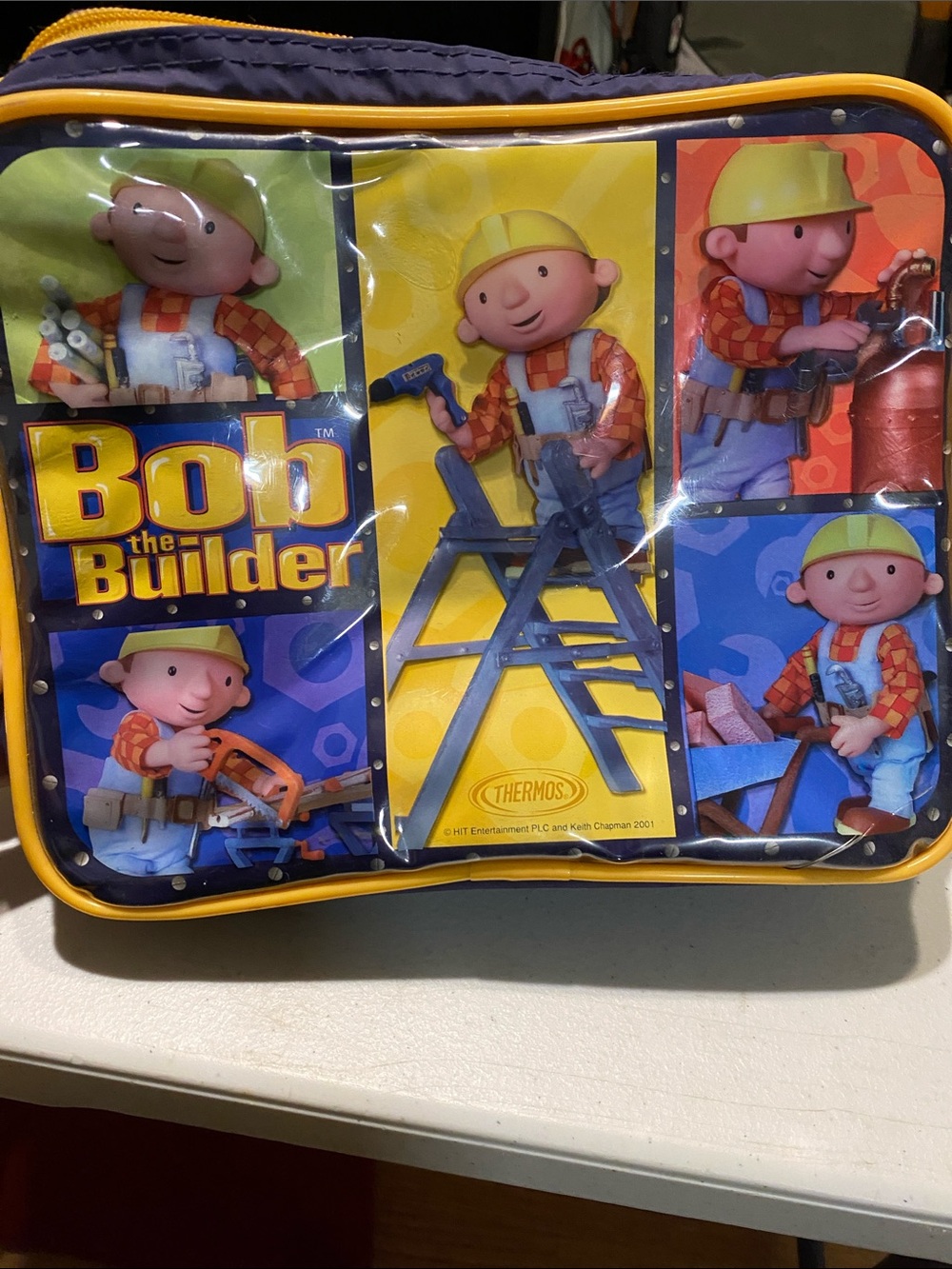 Bob the Builder Kids Lunch Bag - Yellow and Blue